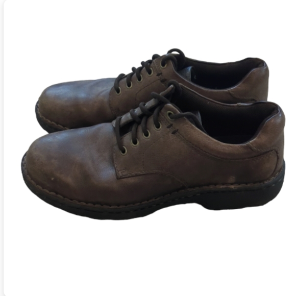 GBX Vintage Leather Shoes Laceup Senate Brown Size Men's 9M - Picture 3 of 8